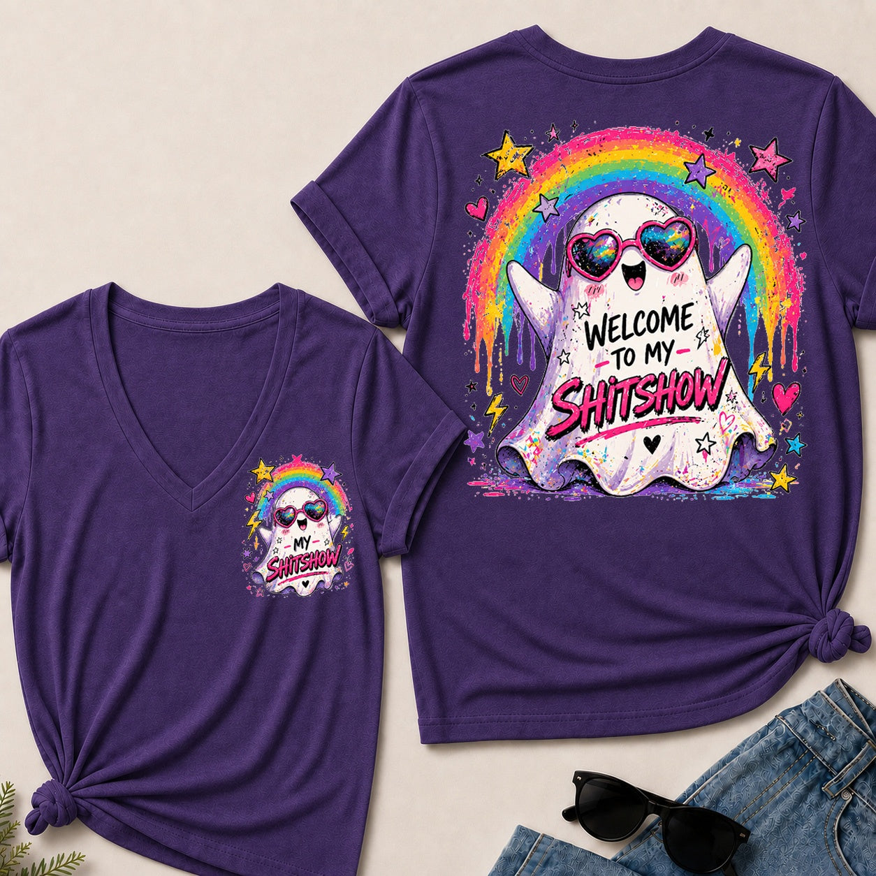 Welcome To My Shitshow V-Neck T-Shirt