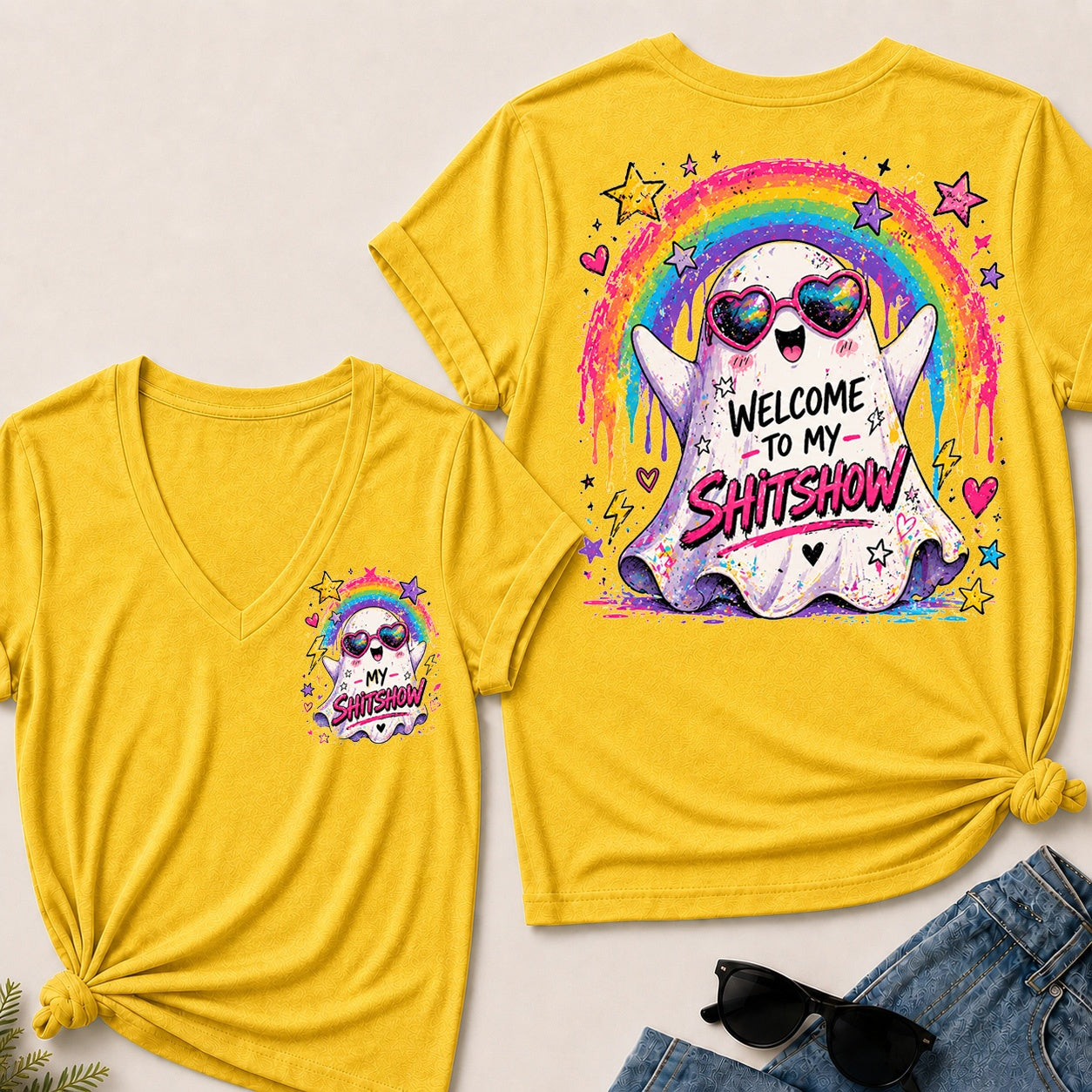 Welcome To My Shitshow V-Neck T-Shirt