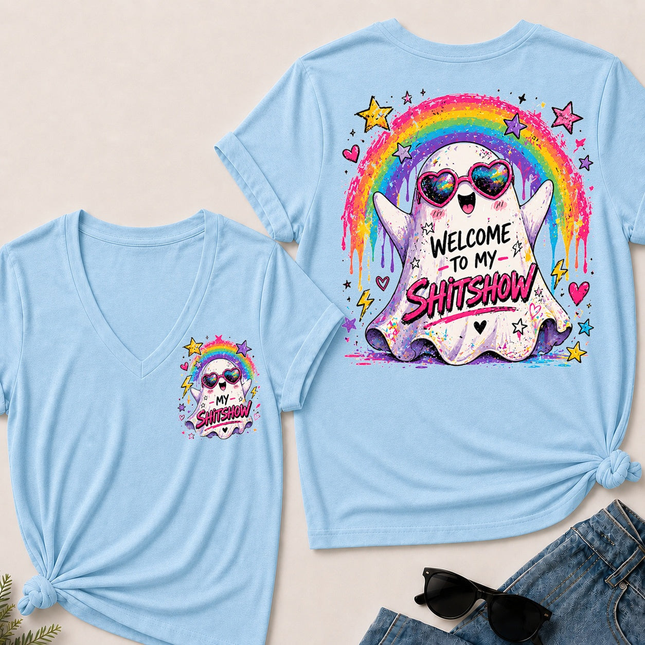 Welcome To My Shitshow V-Neck T-Shirt
