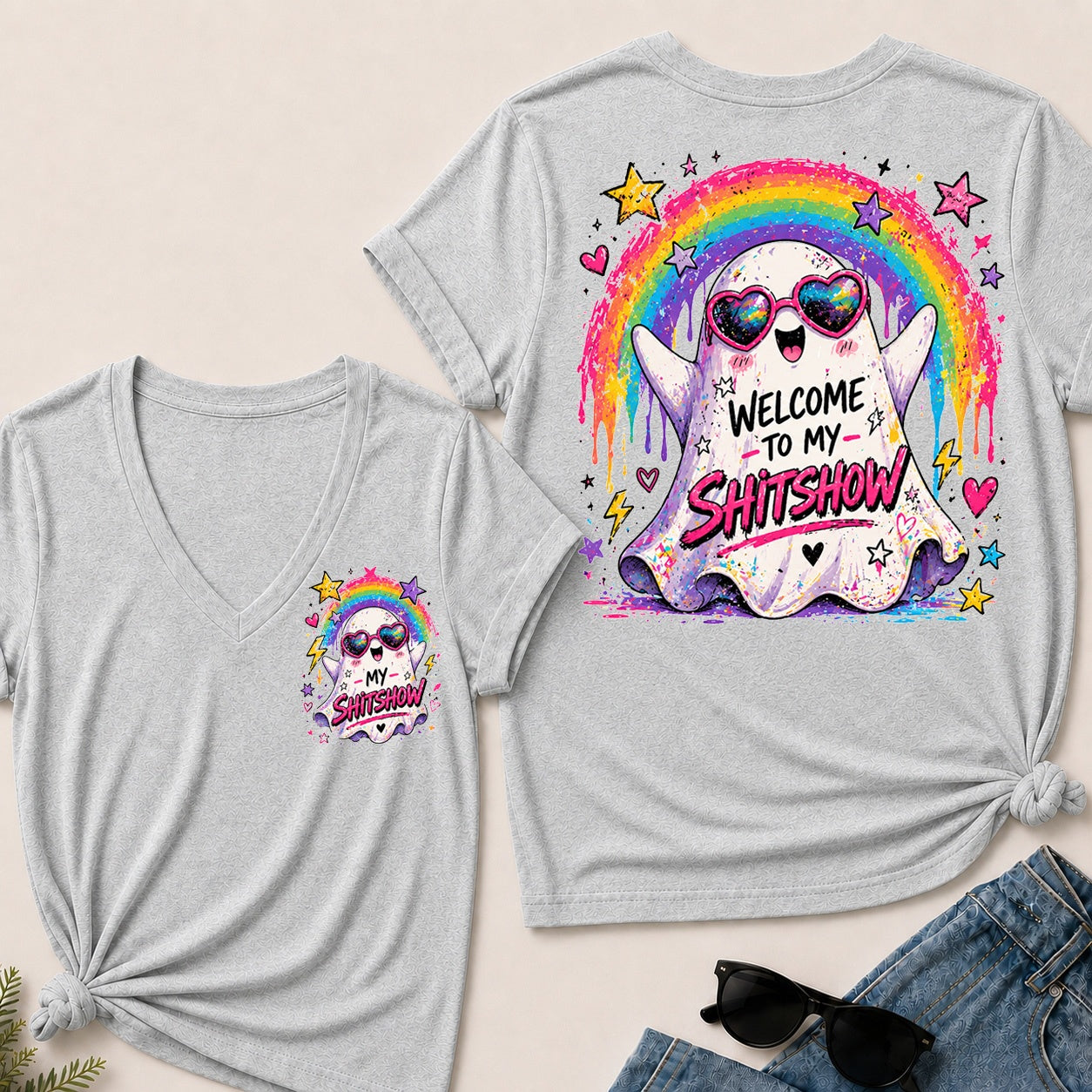 Welcome To My Shitshow V-Neck T-Shirt