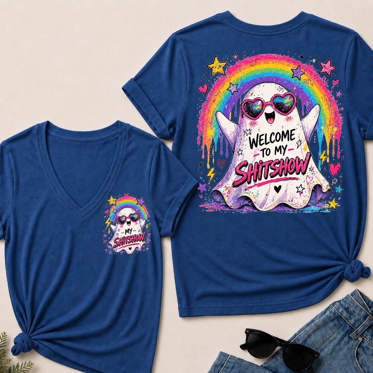 Welcome To My Shitshow V-Neck T-Shirt