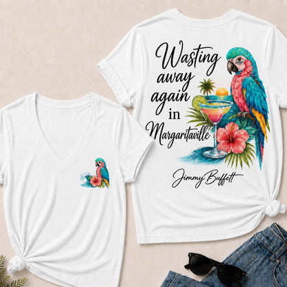 Wasting Away Again in Margaritaville V-Neck T-Shirt