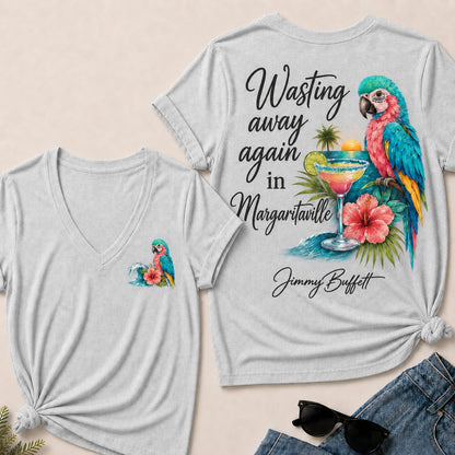 Wasting Away Again in Margaritaville V-Neck T-Shirt