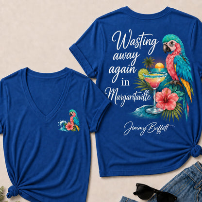 Wasting Away Again in Margaritaville V-Neck T-Shirt