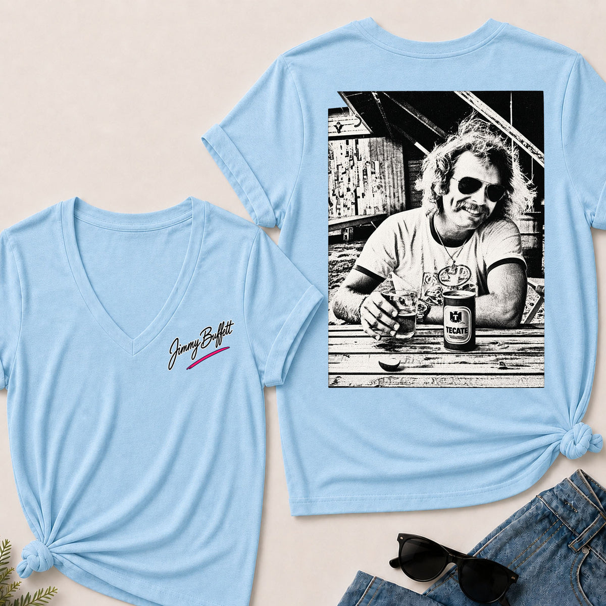 Jimmy Buffett V-Neck T-Shirt