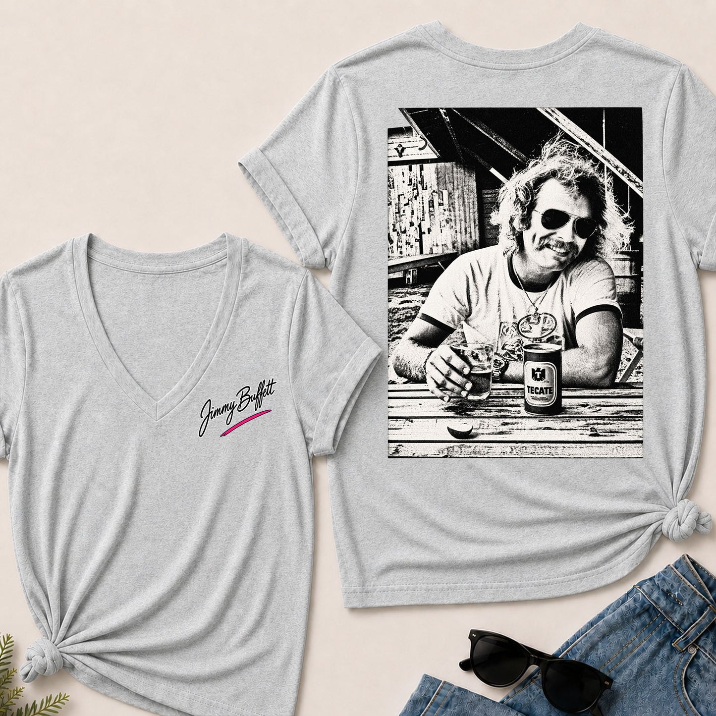 Jimmy Buffett V-Neck T-Shirt