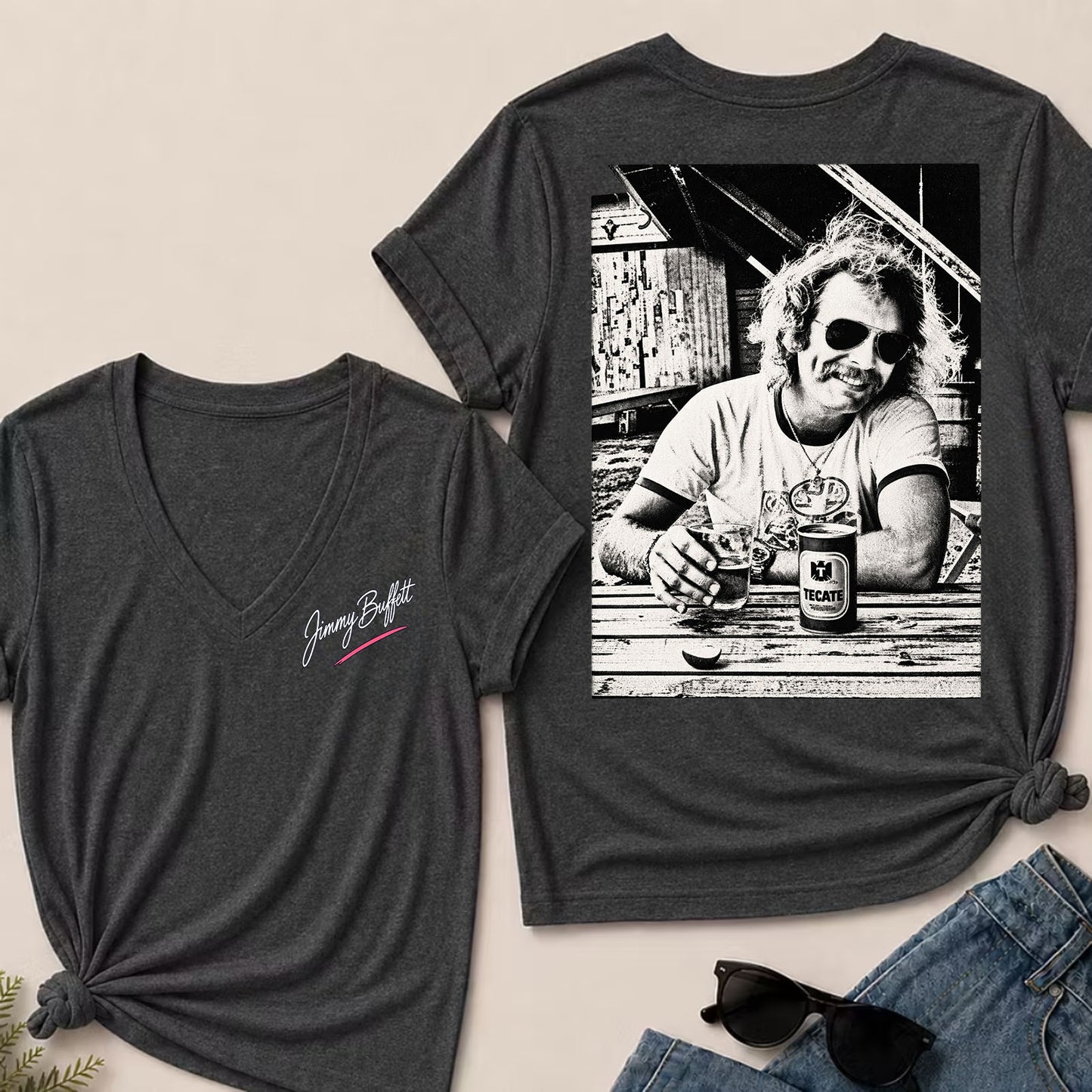 Jimmy Buffett V-Neck T-Shirt