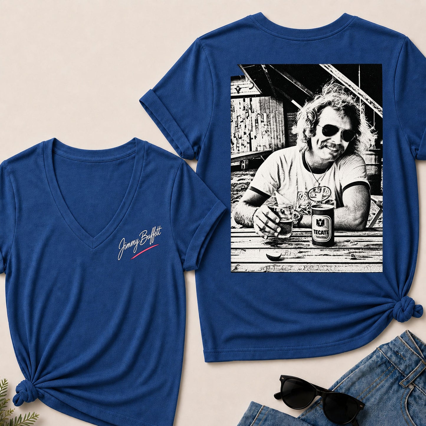 Jimmy Buffett V-Neck T-Shirt