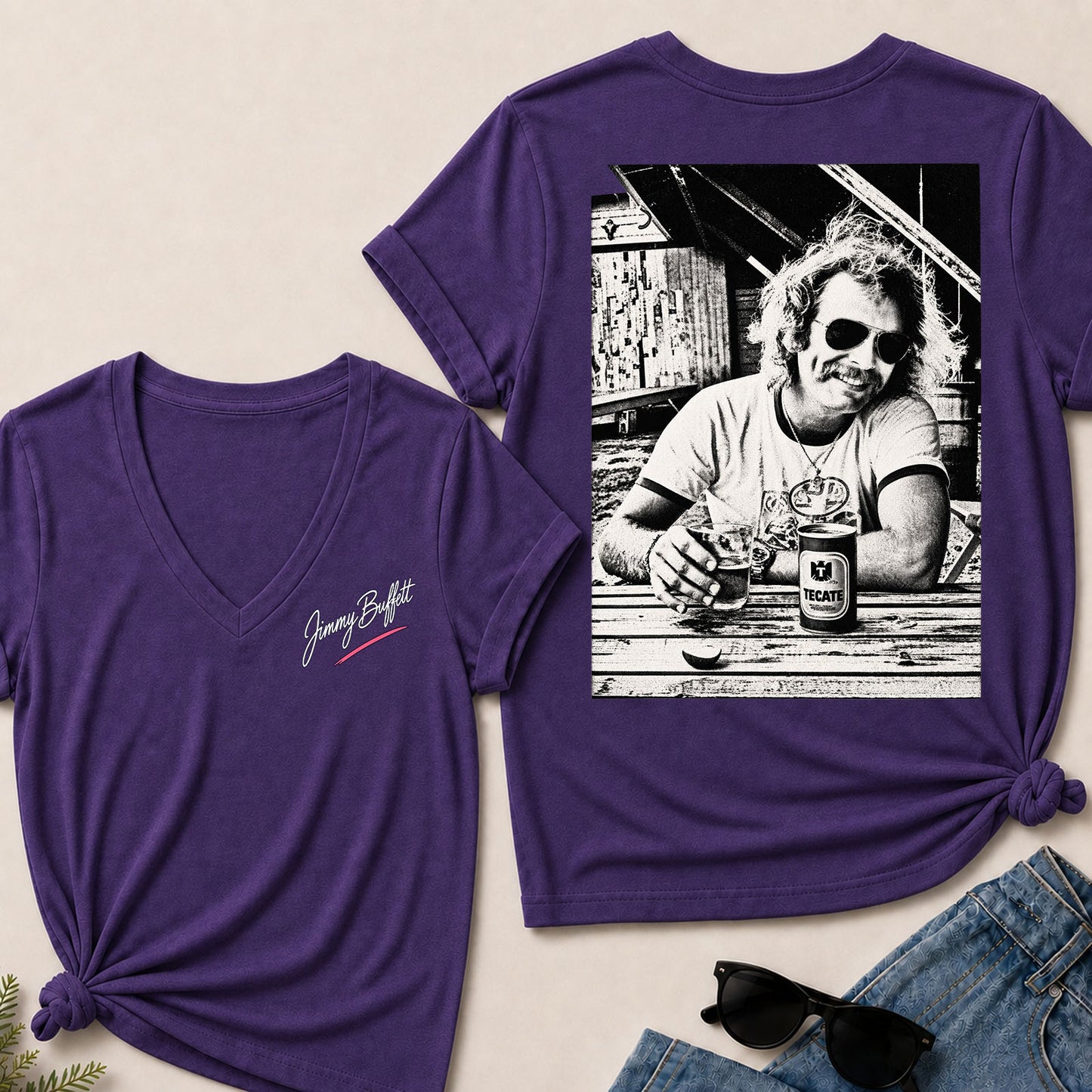 Jimmy Buffett V-Neck T-Shirt