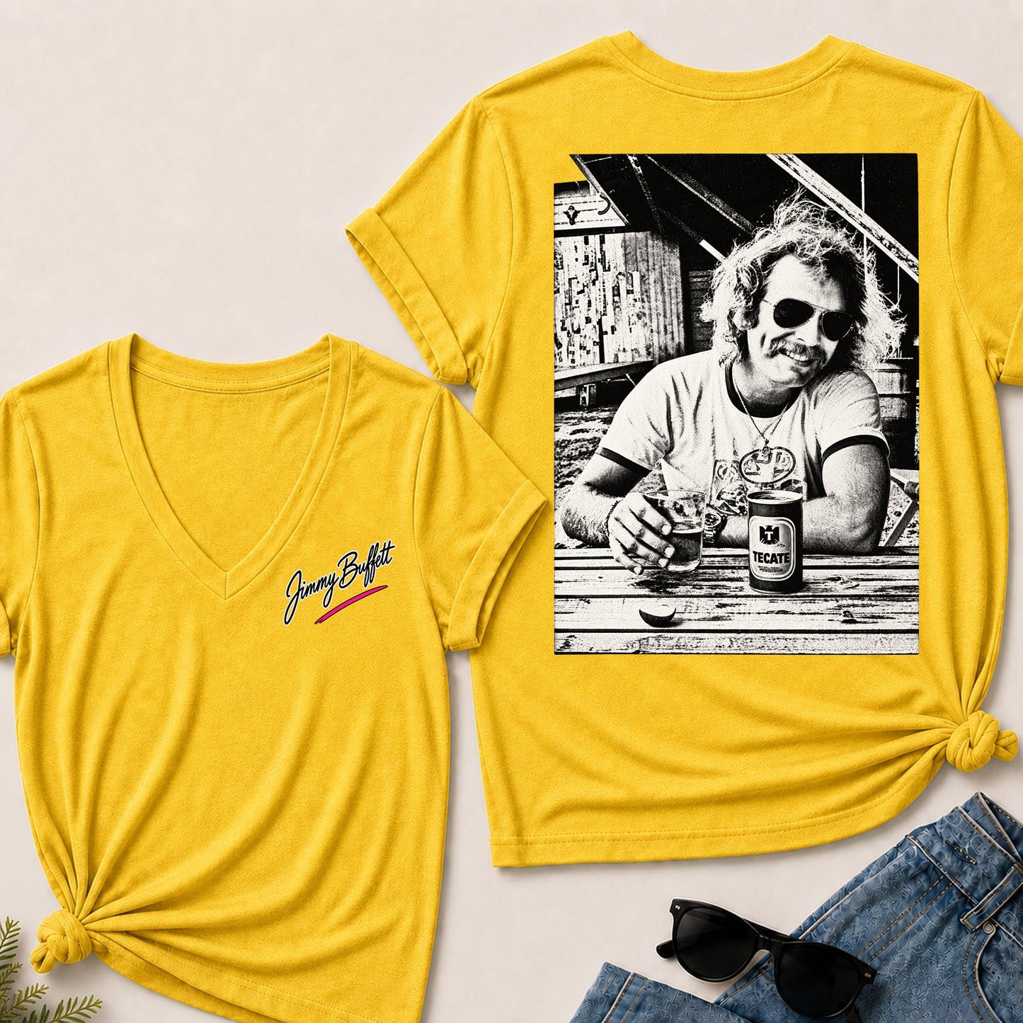 Jimmy Buffett V-Neck T-Shirt
