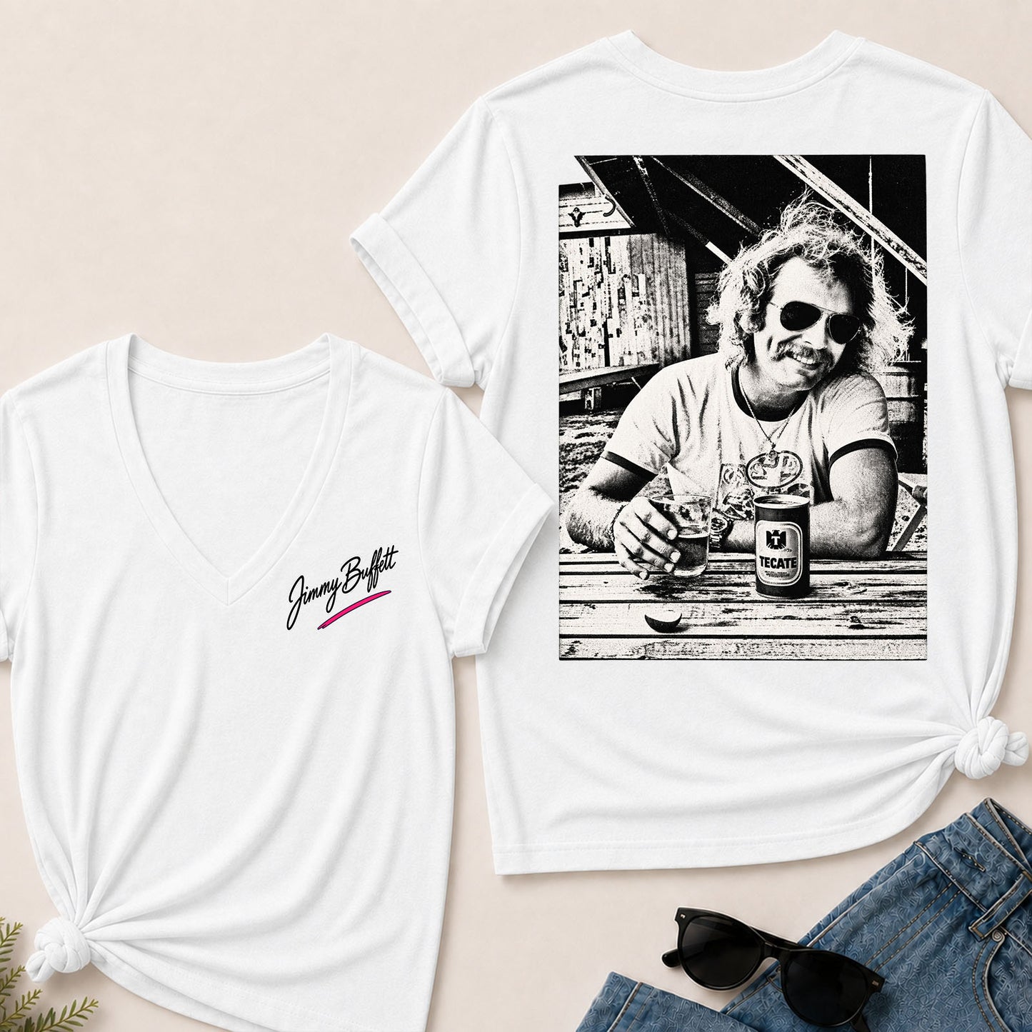 Jimmy Buffett V-Neck T-Shirt