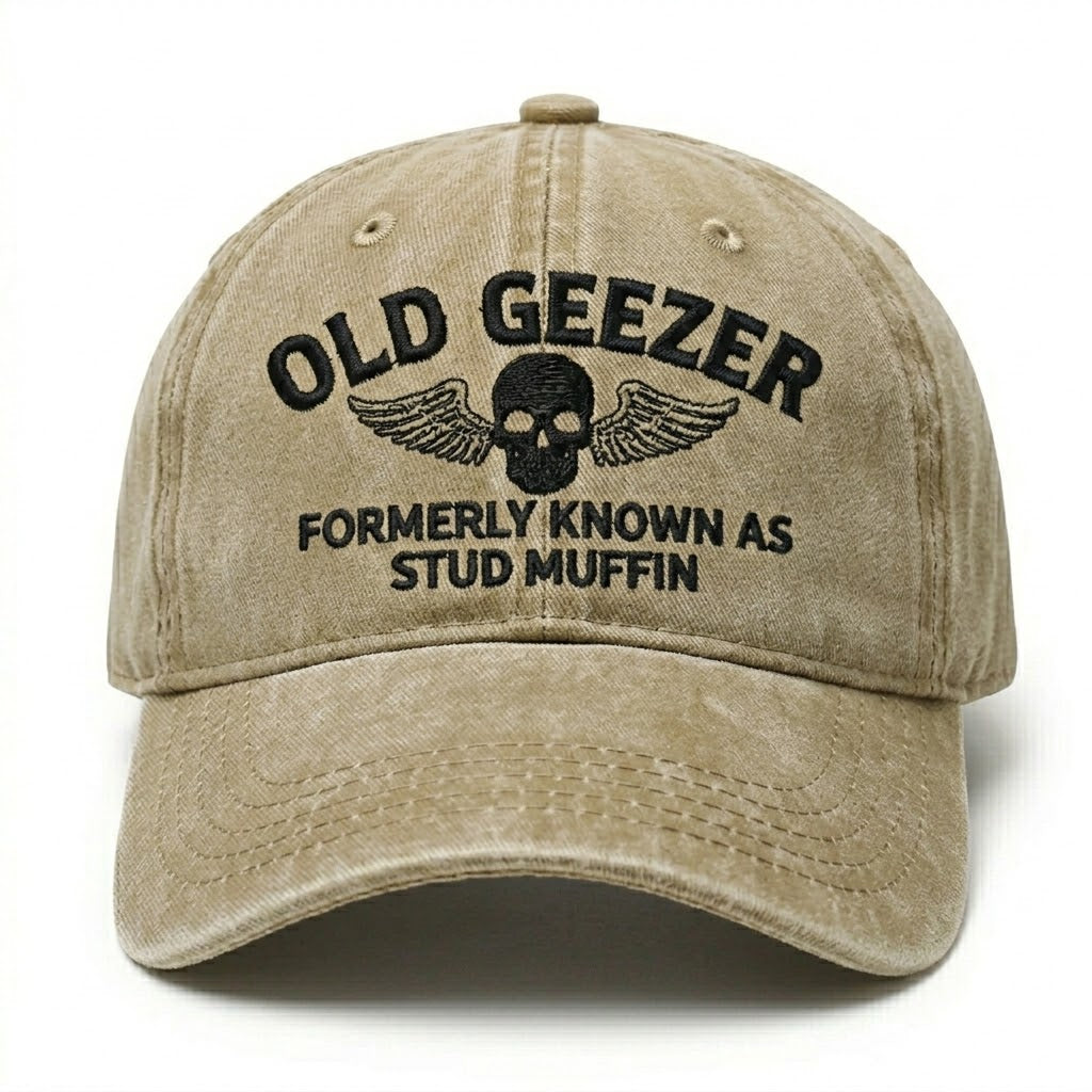 Old Geezer Formerly Known As Stud Muffin Embroidery Cap