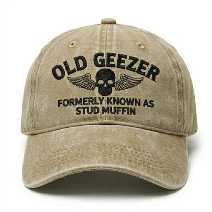 Old Geezer Formerly Known As Stud Muffin Embroidery Cap