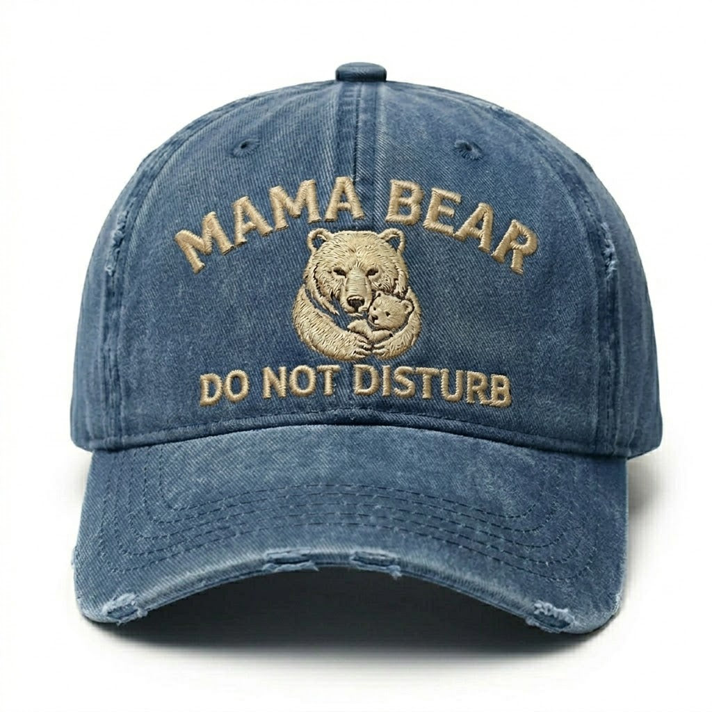Mama Bear Don't Disturb Embroidery Cap