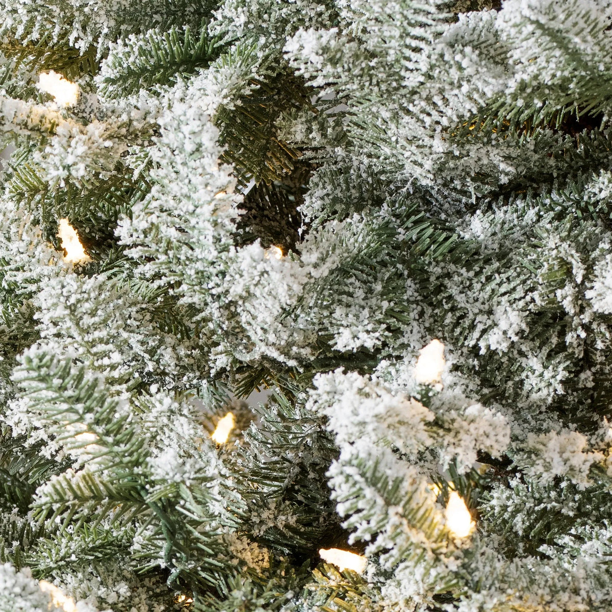 7.5 ft SMART Grand Duchess Twinkling Balsam Fir Flocked LED Pre-Lit Tree