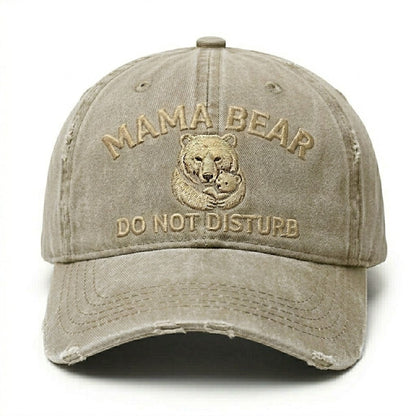 Mama Bear Don't Disturb Embroidery Cap