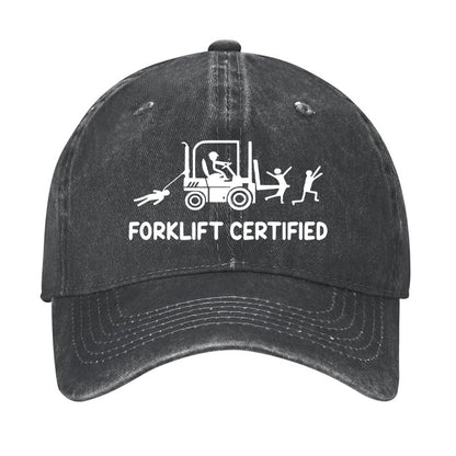 Forklift Certified Funny Hat