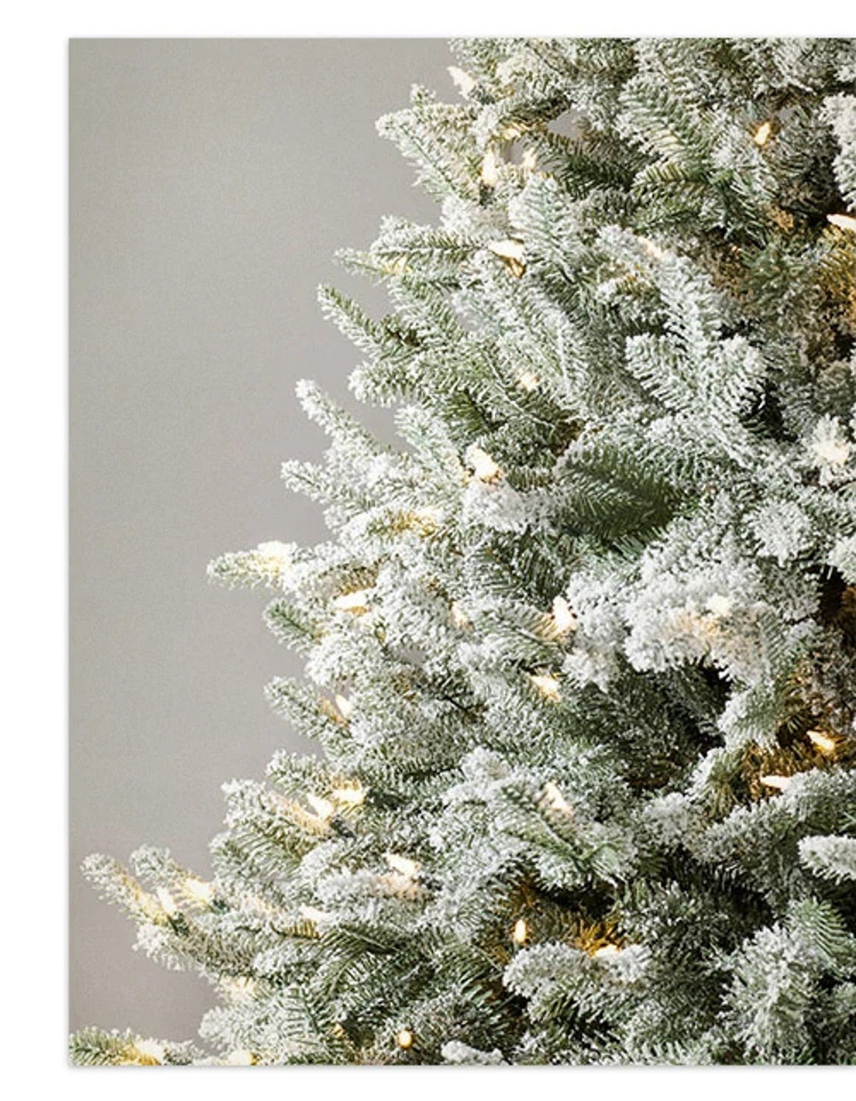 7.5 ft SMART Grand Duchess Twinkling Balsam Fir Flocked LED Pre-Lit Tree