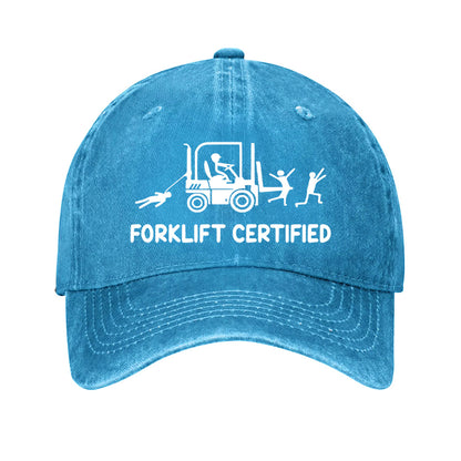 Forklift Certified Funny Hat