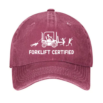Forklift Certified Funny Hat
