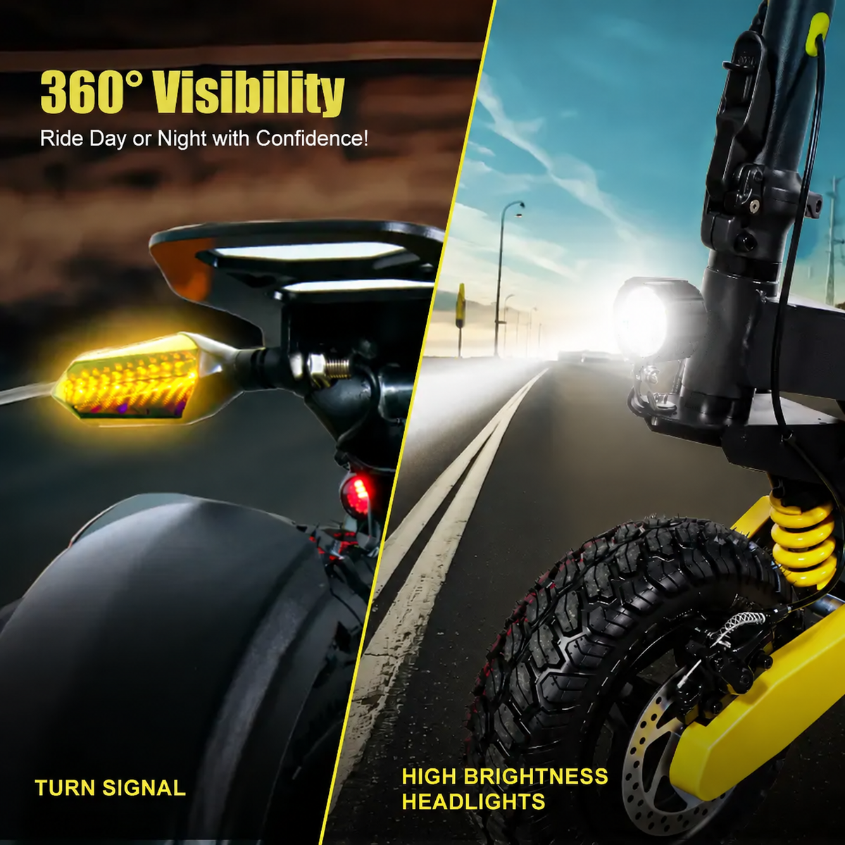 All-Terrain Dual-Motor Electric Scooter for Adults | 1200W Power | Up to 30 MPH | 20–40 Mile Range | 3-Second Folding | 330 lb Load Capacity | Dual Shock Absorption