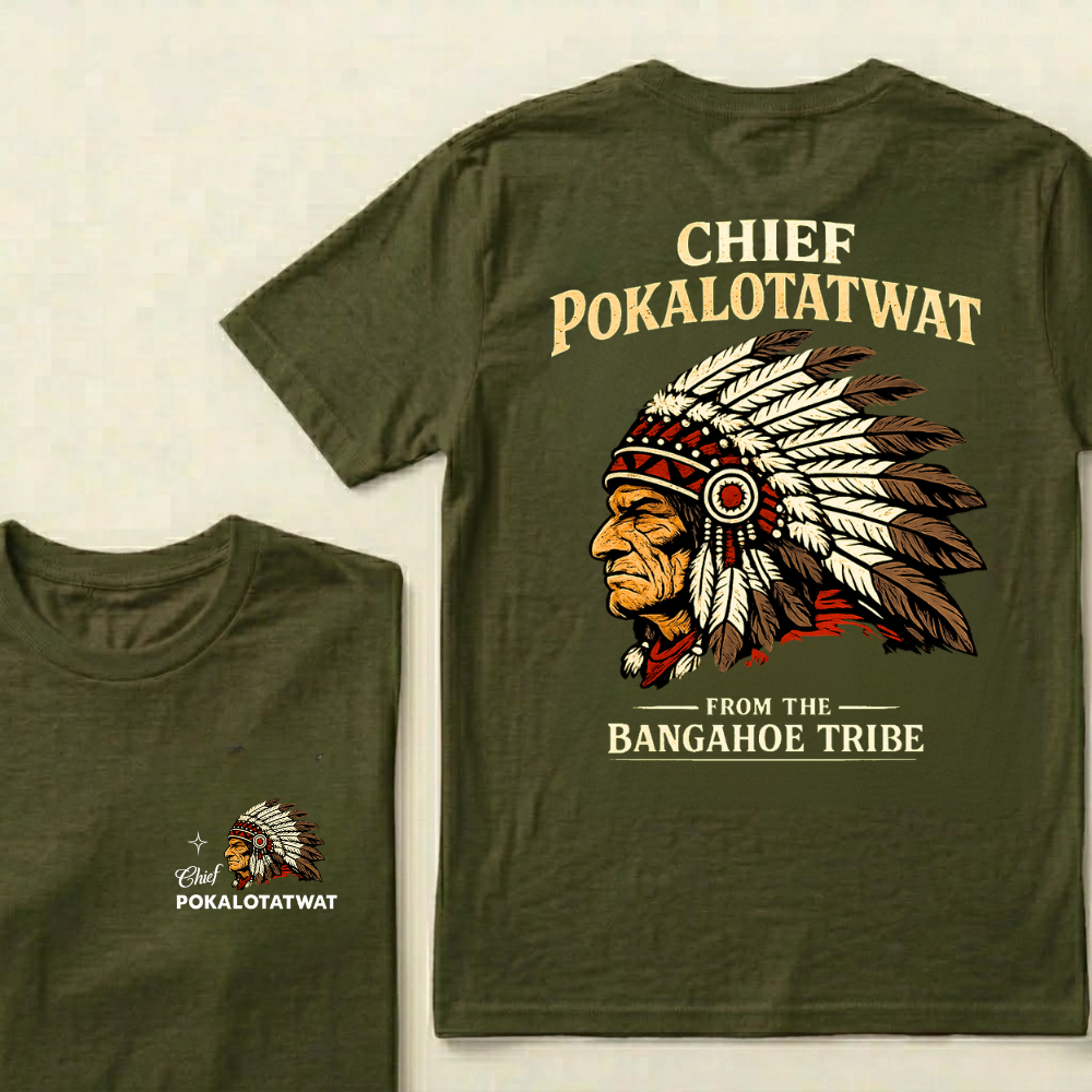 Chief Pokalotatwat From The Bangahoe Tribe Graphic T-Shirt