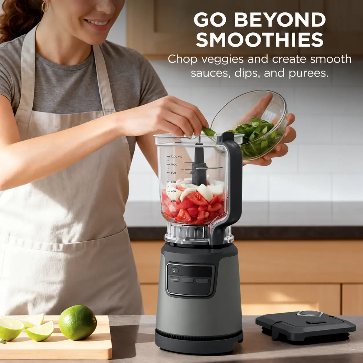 1200W Multi-Function Blender & Food Processor
