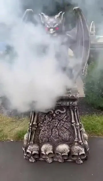 5 FT Grave & Bones LED Gargoyle