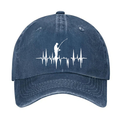 Fishing Heart Hat