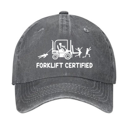 Forklift Certified Funny Hat