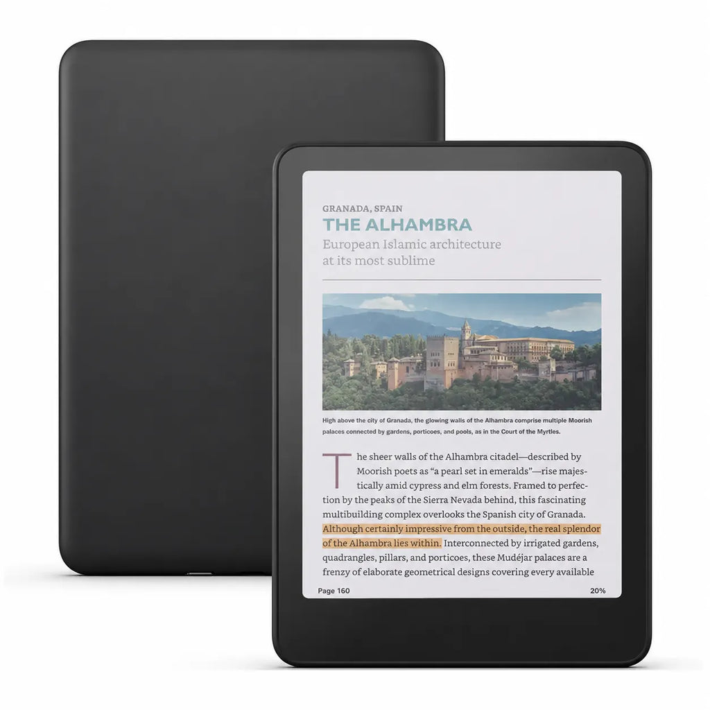 17.8 cm Colour eReader with OLED Display, Adjustable Warm Light, Colour Highlighting, 16 GB Storage and AMD Integrated Graphics