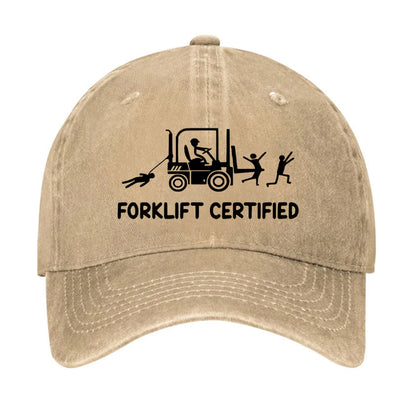 Forklift Certified Funny Hat