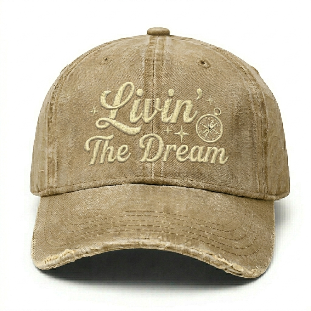 Livin' The Dream Embroidery Cap