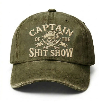 Captain Of The Shit Show Embroidery Cap